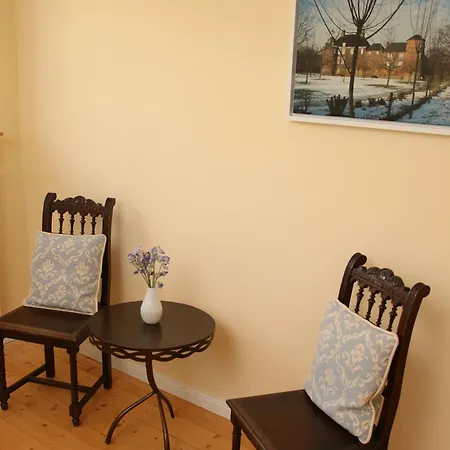 Daire Ferienapartment Alpakas Am Schloss *